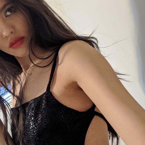 Vintage Black Evening Dress - Picture 7 of 9